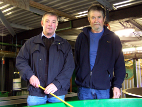 Stewart Wood and Jim Harcus (photograph by Jim Adams)